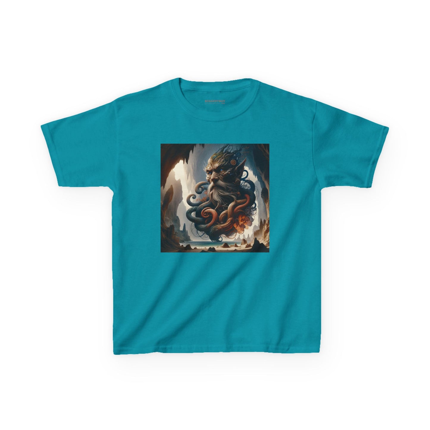 Camiseta | Camiseta Infantil | Algodão Pesado | Mitologia Marinha | Deus do Mar