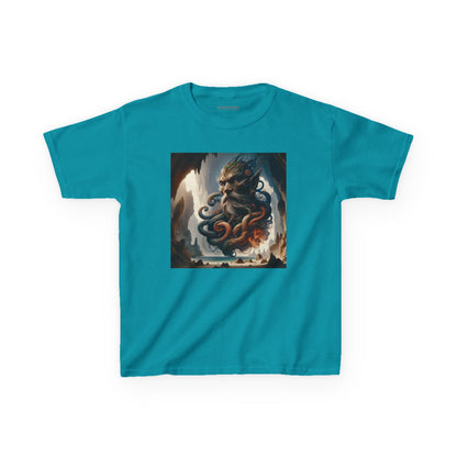 Camiseta | Camiseta Infantil | Algodão Pesado | Mitologia Marinha | Deus do Mar