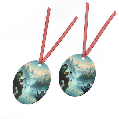 Ornament | Metal | Fantasy międzyrasowe | Orc i krasnolud