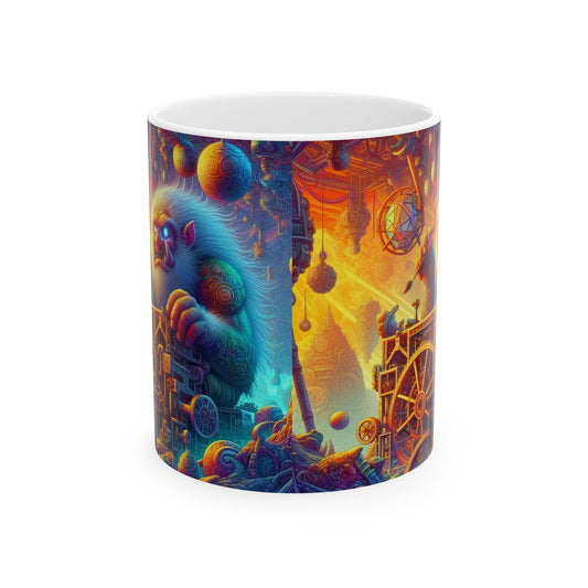 Taza | Cerámica | Blanca | Mitología Nórdica | Gigante Artificiero