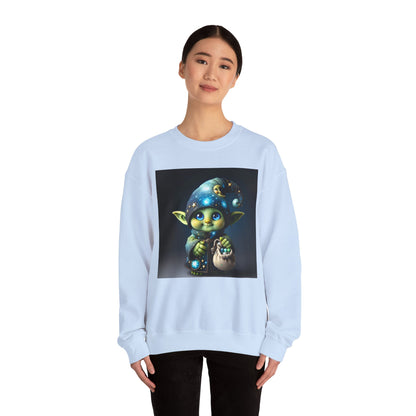 Genser | Unisex | Rund hals | Kraftig blanding | Fantasi | Skogsalv | Trollmann