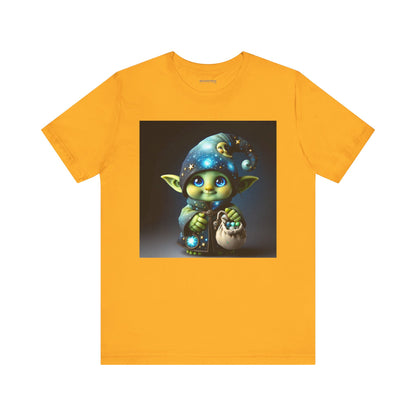 T-skjorte | Unisex | Jersey-T-skjorte | Kort erme | Fantasi | Skogsalv | Trollmann