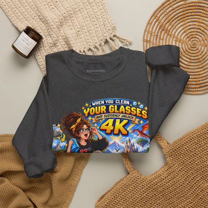 Glasses Galaxy - Crewneck Sweatshirt