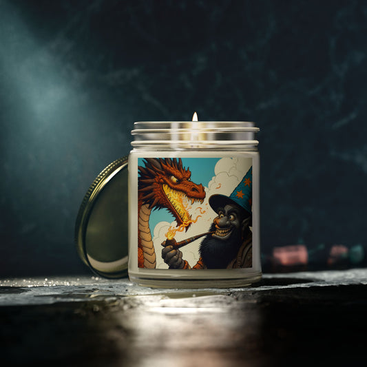 Świeca zapachowa | Heroiczne fantasy | Smok i czarodziej