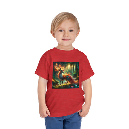 T-Shirt | Toddler Tee | Short Sleeve | Mystical Kirin | Forest Spirit Deer