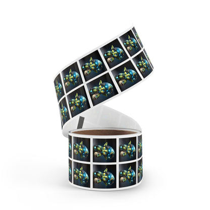 Roll Label Stiker | Kotak | Fantasi | Peri Hutan | Brownie