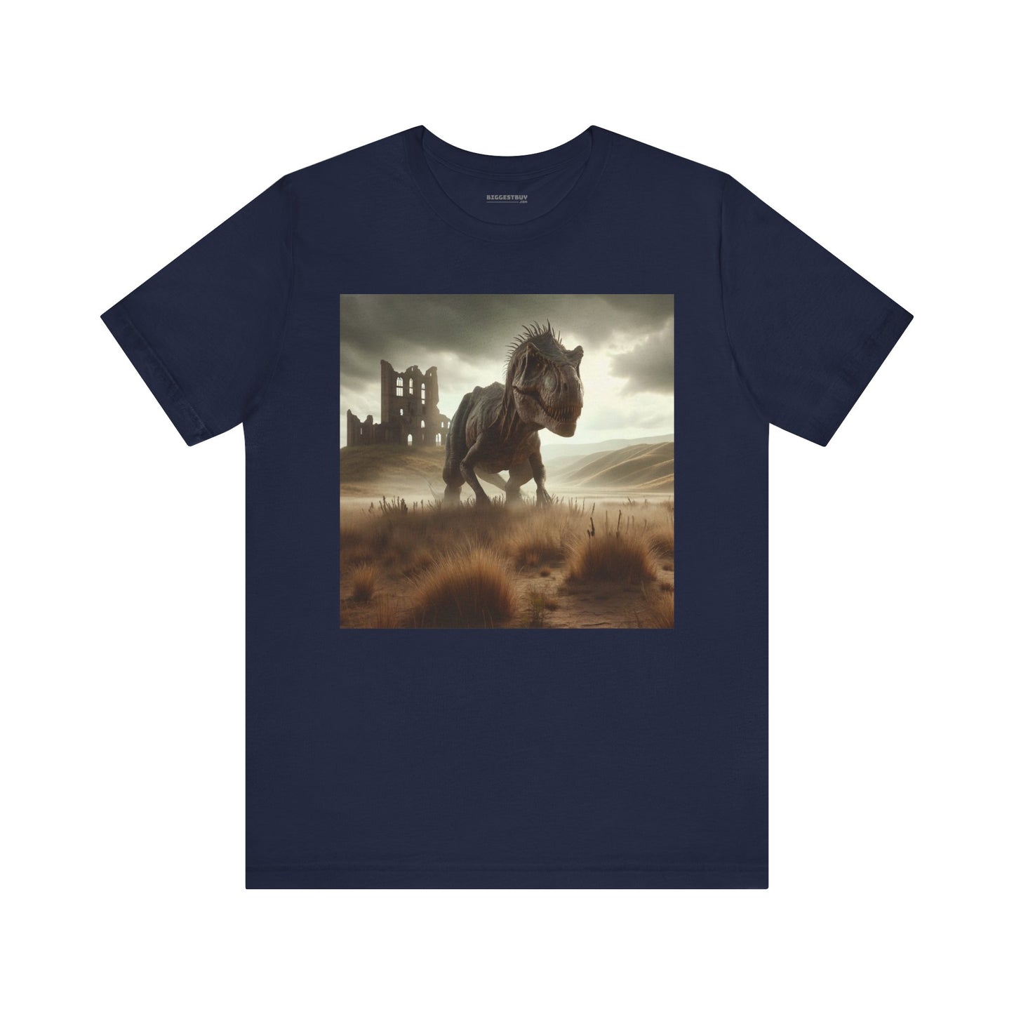 T-Shirt | Unisex | Jersey Tee | Short Sleeve | Prehistoric Fantasy | T-Rex Hunt