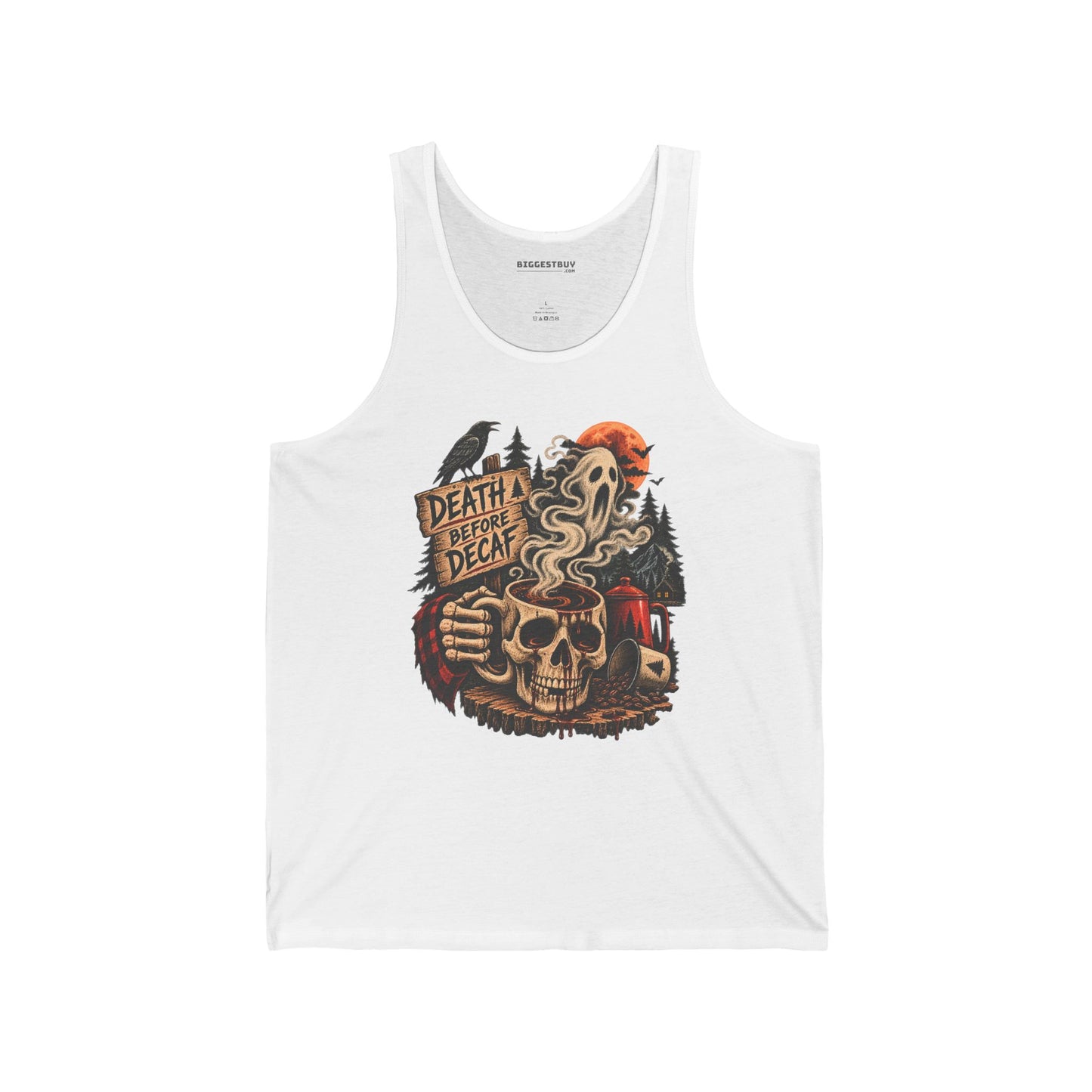 Death Decaf - Jersey Tank Top