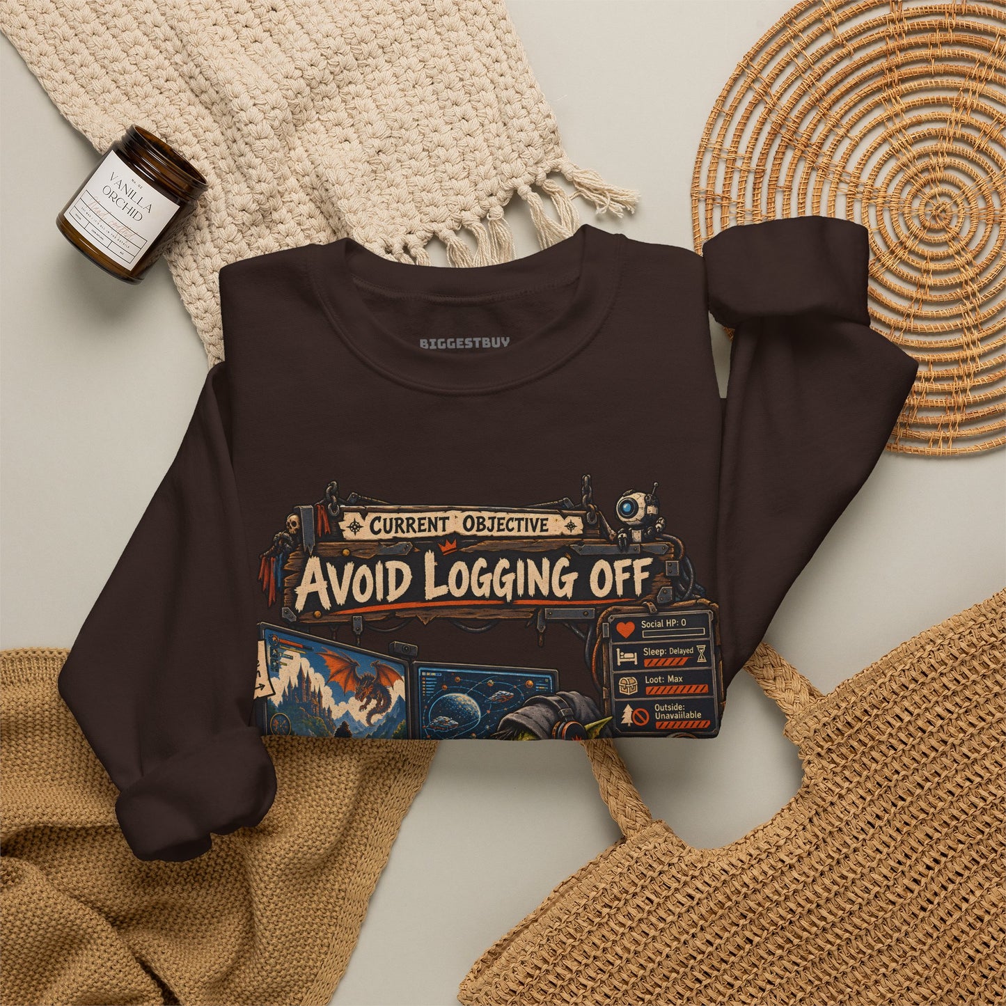 Logoff Dodge - Crewneck Sweatshirt