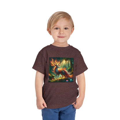 T-Shirt | Toddler Tee | Short Sleeve | Mystical Kirin | Forest Spirit Deer