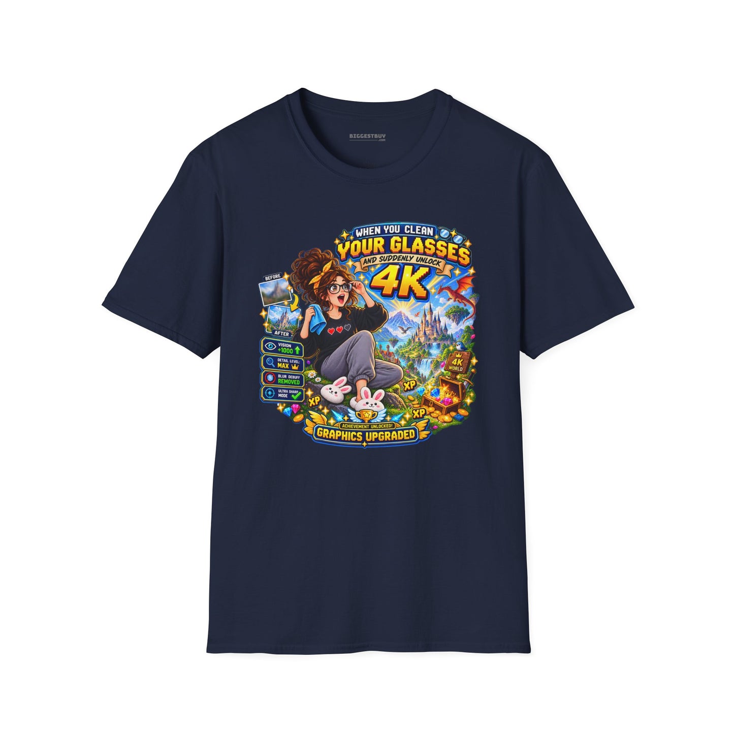 Glasses Galaxy - Softstyle T-Shirt