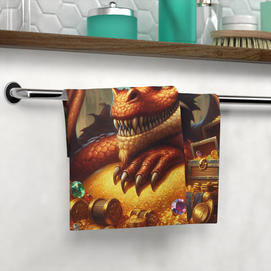Serviette | Serviette de toilette | Mythologie nordique | Fafnir | Dragon