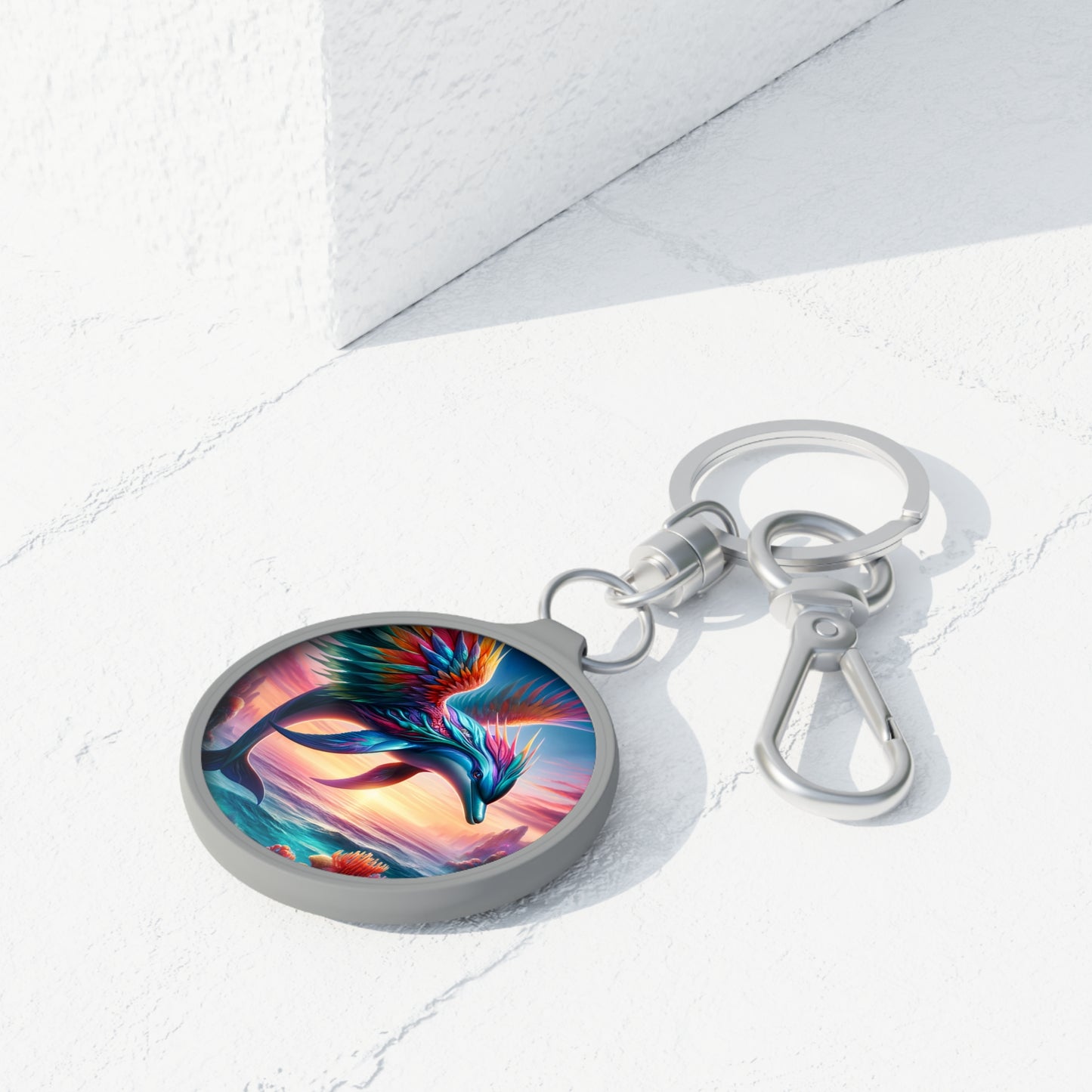 Round Keychain