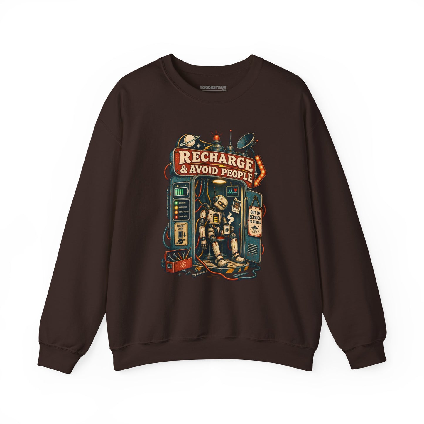 Social Recharge - Crewneck Sweatshirt