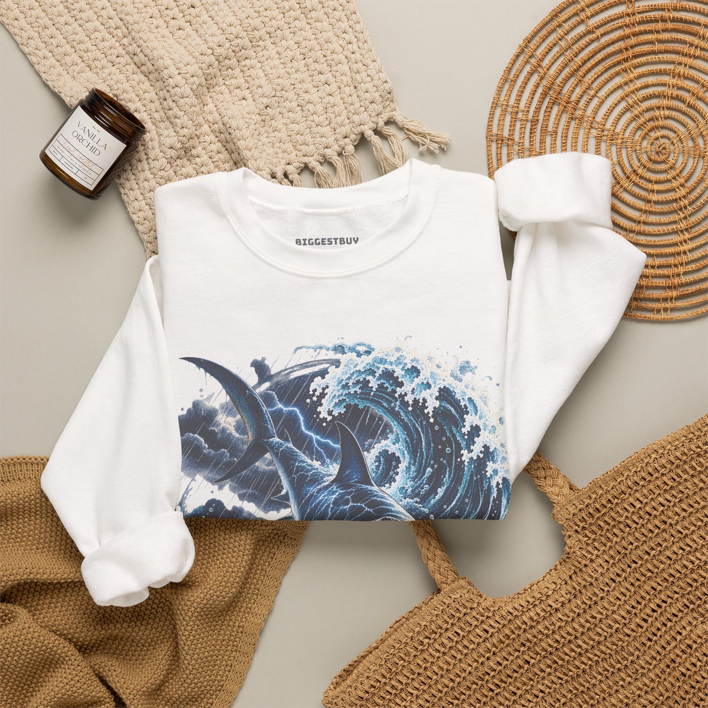 Oceanic Roar - Crewneck Sweatshirt