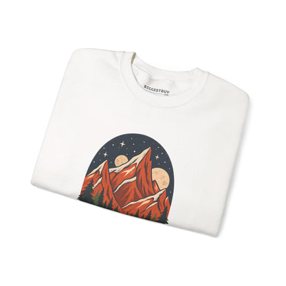Mountain Maze - Crewneck Sweatshirt