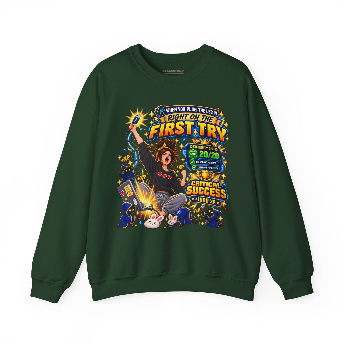 First Try - Crewneck Sweatshirt