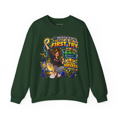 First Try - Crewneck Sweatshirt