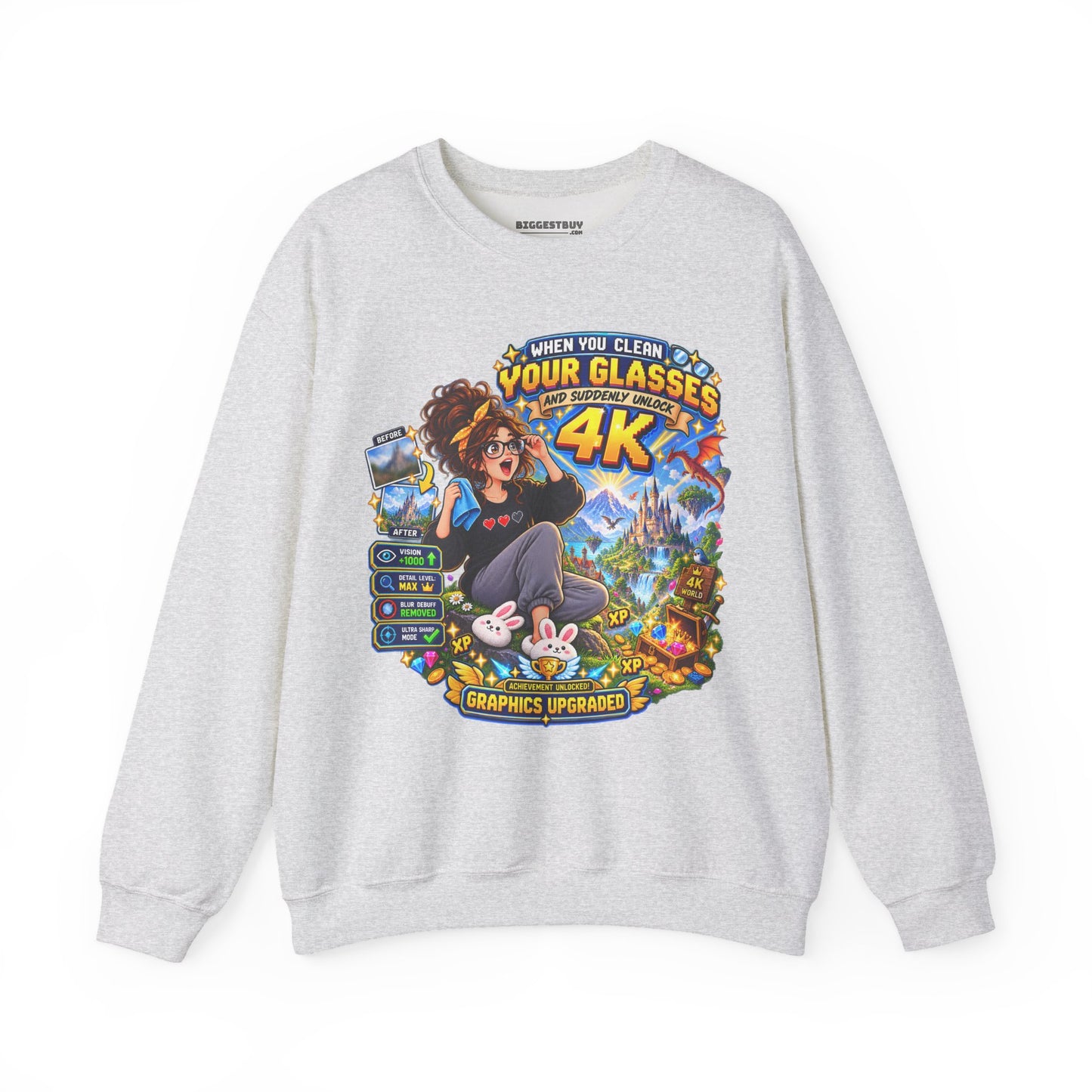 Glasses Galaxy - Crewneck Sweatshirt