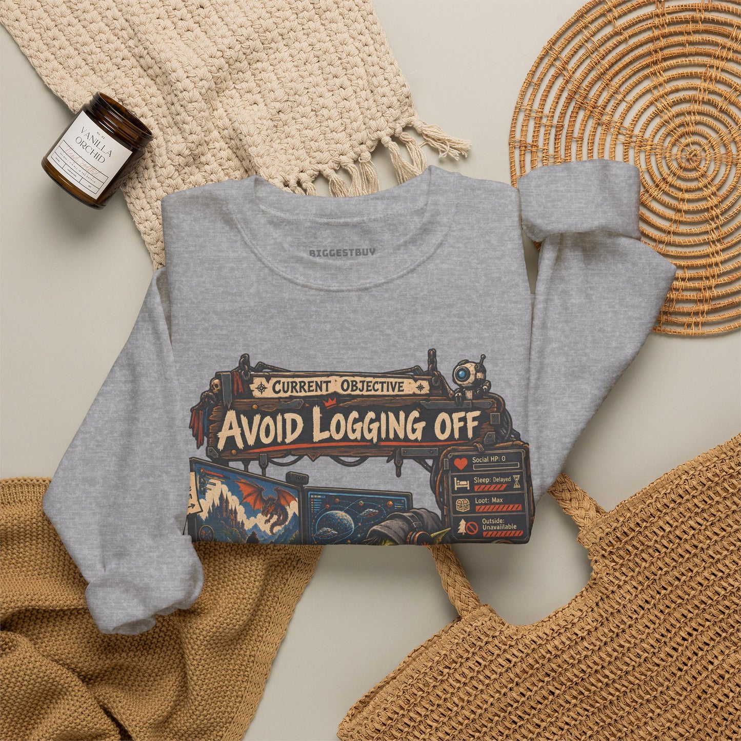 Logoff Dodge - Crewneck Sweatshirt