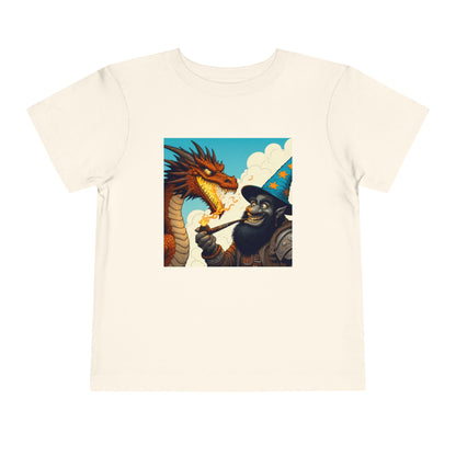 T-Shirt | Toddler Tee | Short Sleeve | High Fantasy | Dragon Duel | Goblin