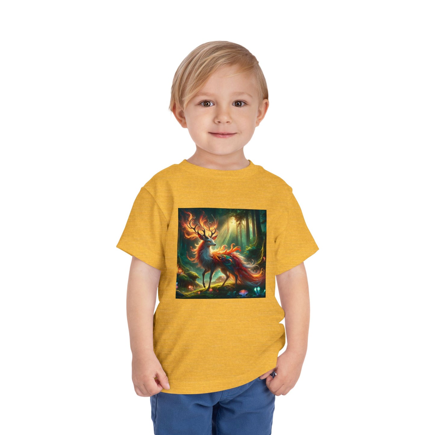 T-Shirt | Toddler Tee | Short Sleeve | Mystical Kirin | Forest Spirit Deer