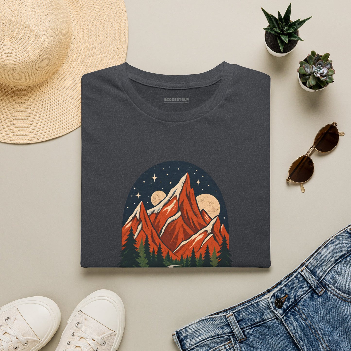 Mountain Maze - Softstyle T-Shirt