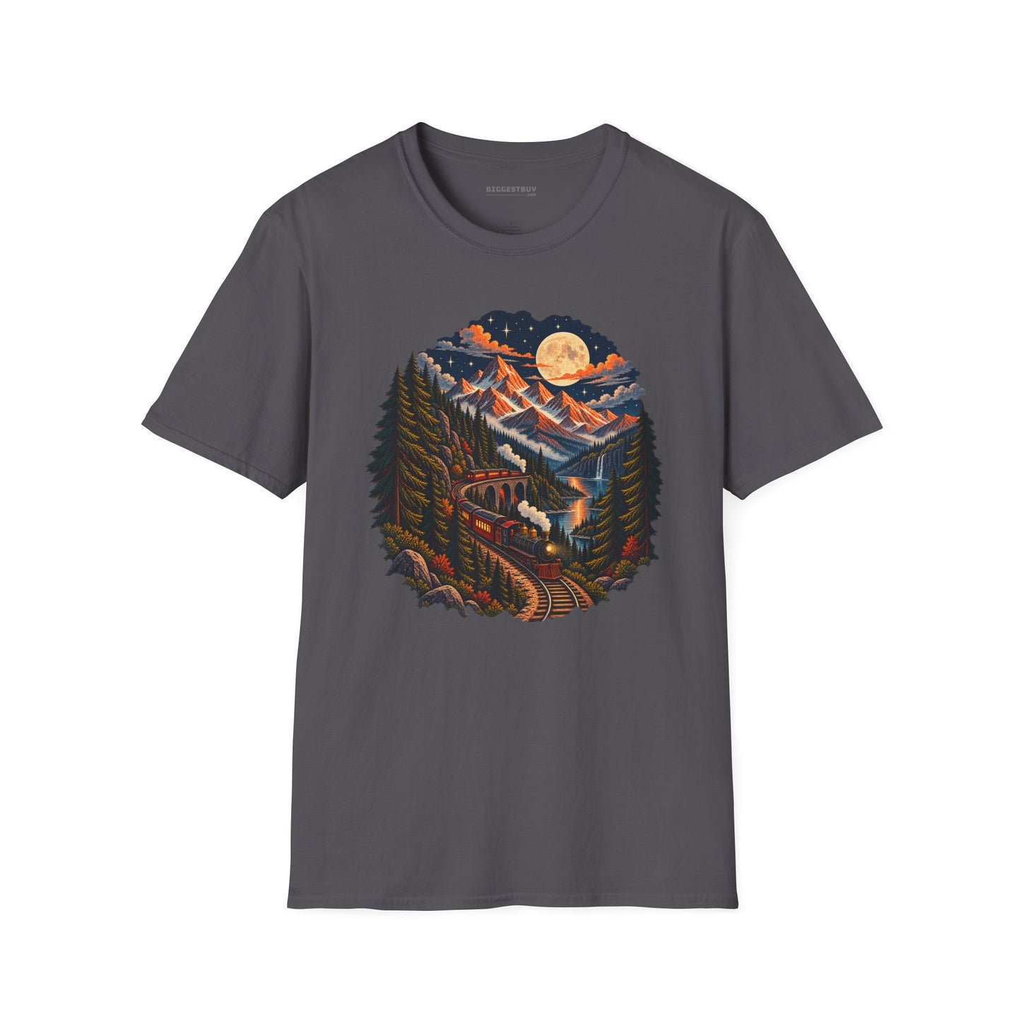 Midnight Rails - Softstyle T-Shirt