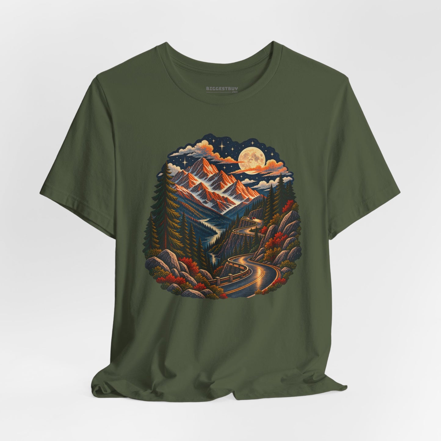 Moonlit Mountain - Classic Jersey Tee