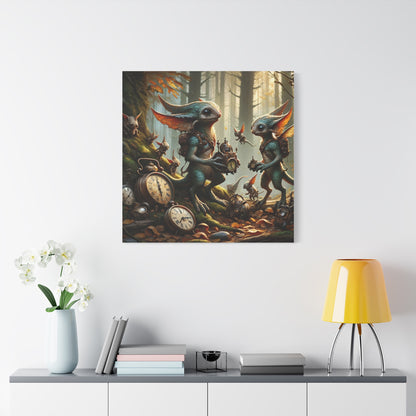 Canvas | Mat | Steampunk Feeën | Boswachters