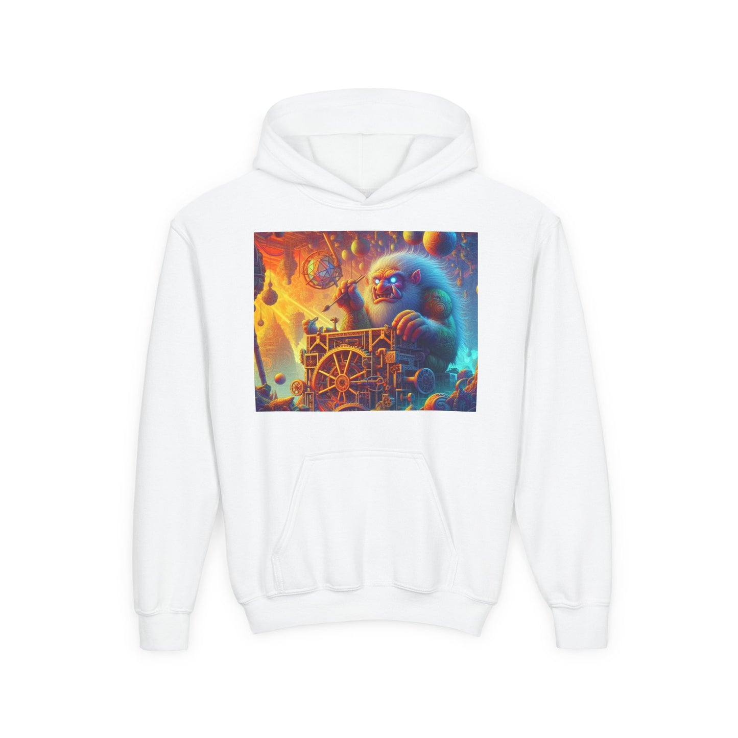 Bluza dresowa | Młodzieżowa | Z kapturem | Gruba mieszanka | Mitologia Arktyczna | Mechanik Lodu