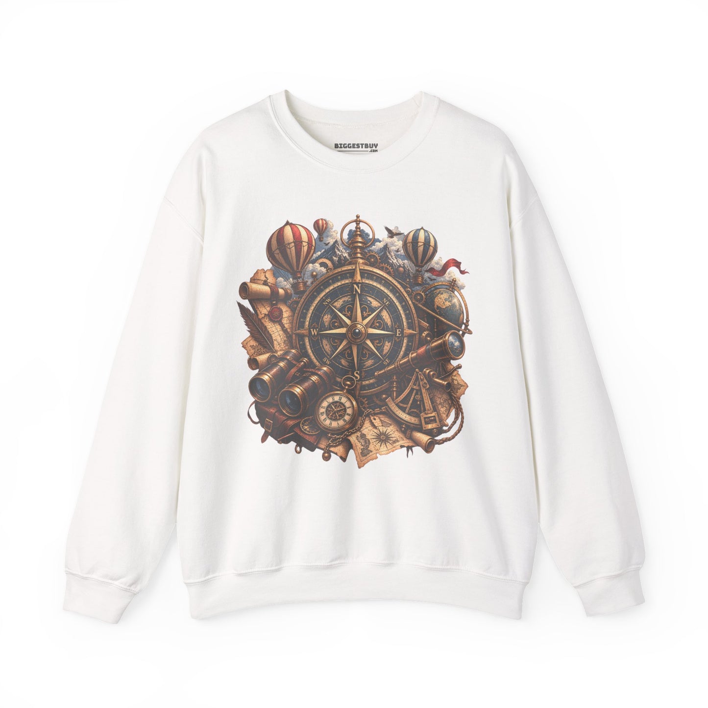 Navigatin Nostalgia - Crewneck Sweatshirt