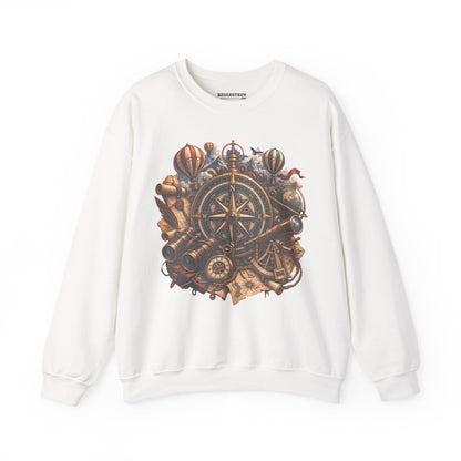 Navigatin Nostalgia - Crewneck Sweatshirt