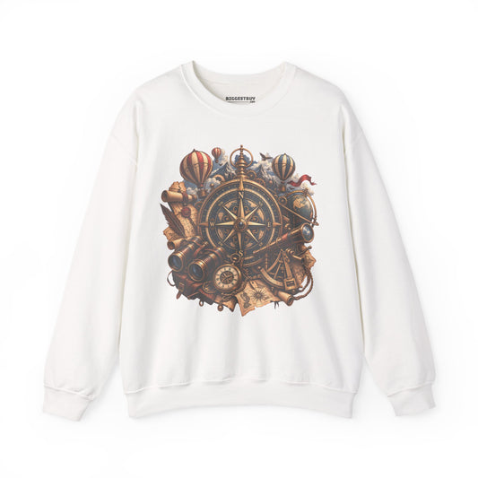 Navigatin Nostalgia - Crewneck Sweatshirt