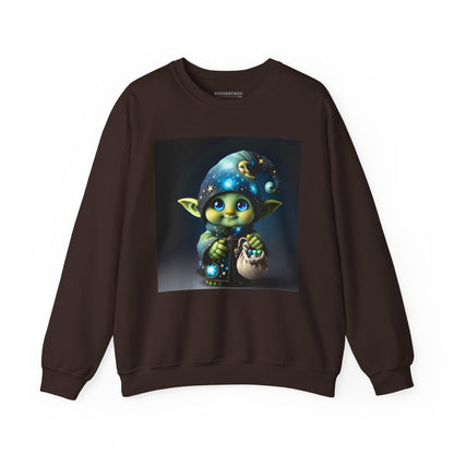 Genser | Unisex | Rund hals | Kraftig blanding | Fantasi | Skogsalv | Trollmann