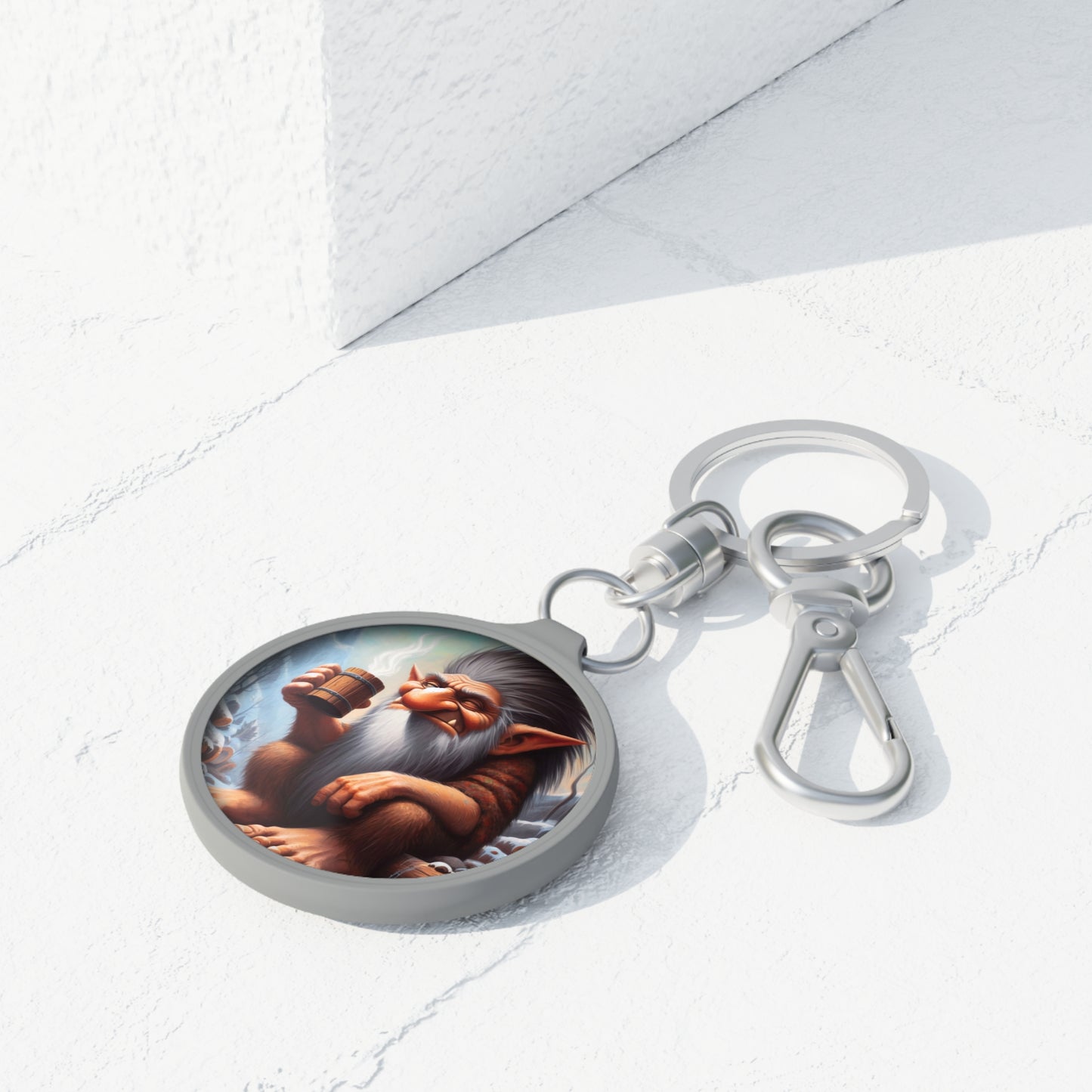 Round Keychain