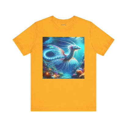 Camiseta | Unisex | Camiseta de punto | Manga corta | Fantasía Acuática | Dragón Marino