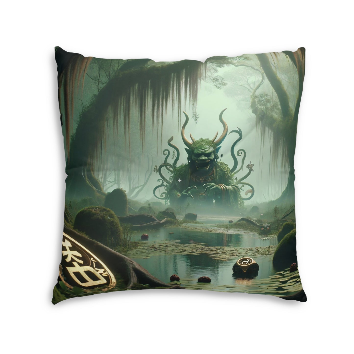 Pillow | Floor Pillow | Tufted | Square | Cosmic Horror | Eldritch | Cthulhu