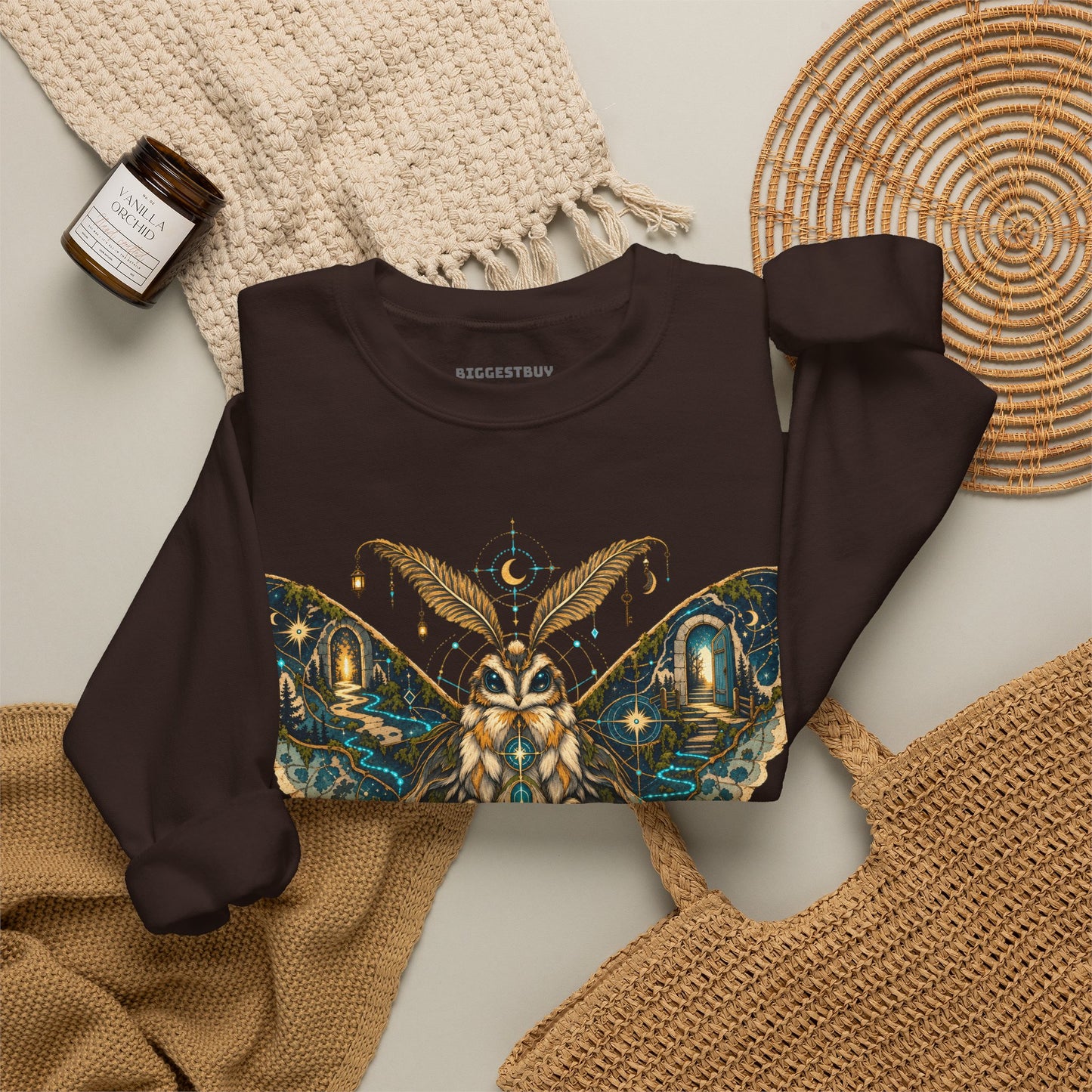 Moth Mystique - Crewneck Sweatshirt