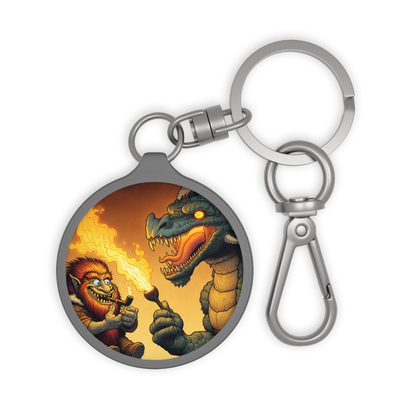 Round Keychain