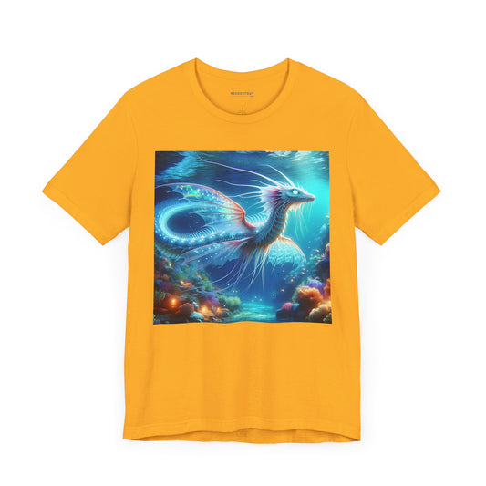 Camiseta | Unisex | Camiseta de punto | Manga corta | Fantasía Acuática | Dragón Marino