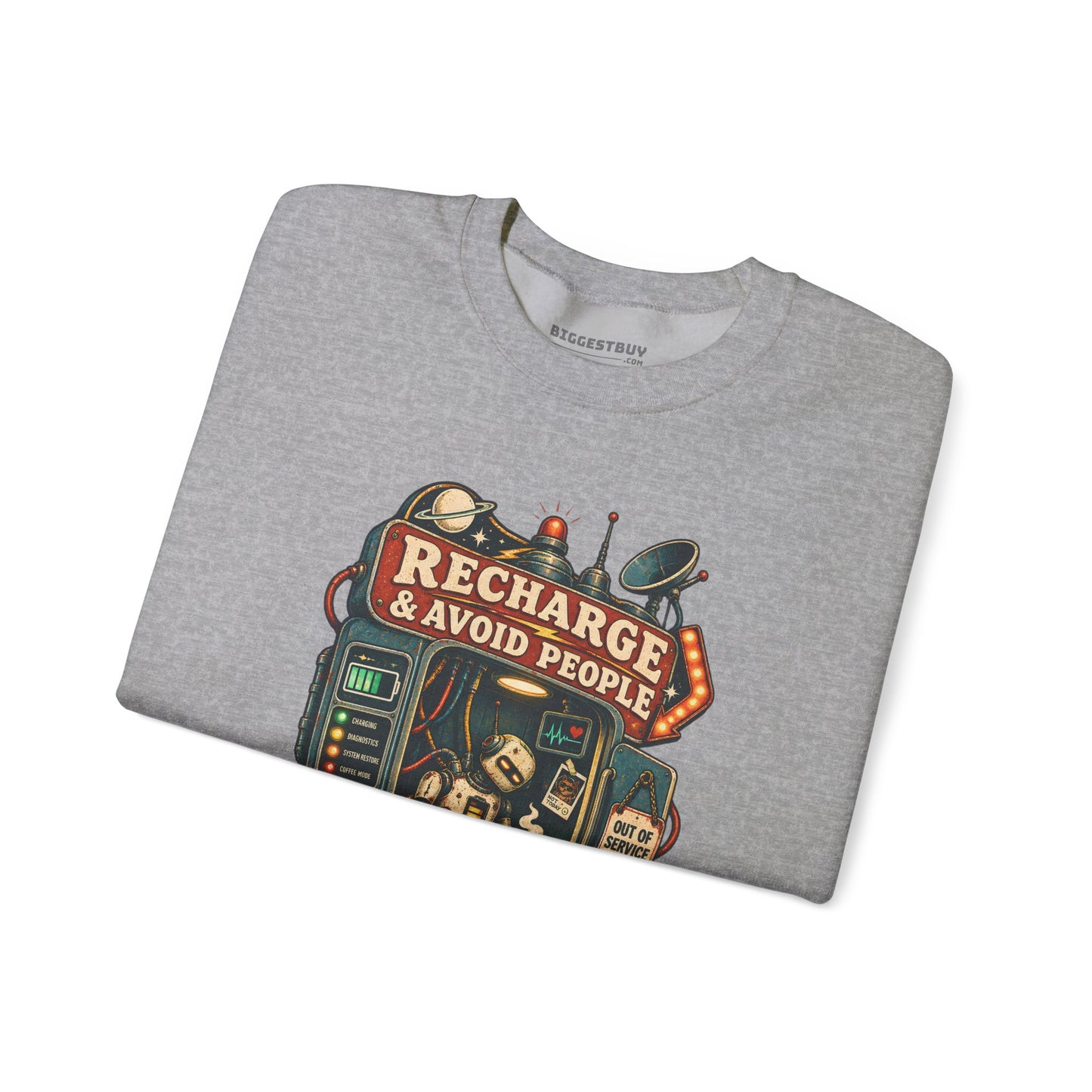 Social Recharge - Crewneck Sweatshirt