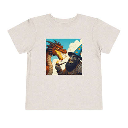T-Shirt | Toddler Tee | Short Sleeve | High Fantasy | Dragon Duel | Goblin