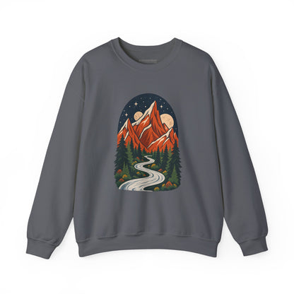 Mountain Maze - Crewneck Sweatshirt