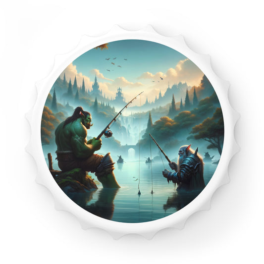 Otwieracz do butelek | Fantasy międzyrasowe | Orc i krasnolud