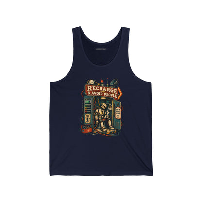 Social Recharge - Jersey Tank Top