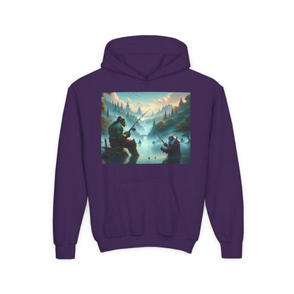 Sweat-shirt | Jeune | À capuche | Mélange épais | Fantaisie Interculturelle | Pêche