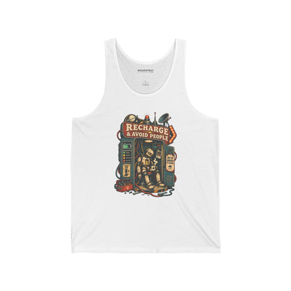 Social Recharge - Jersey Tank Top