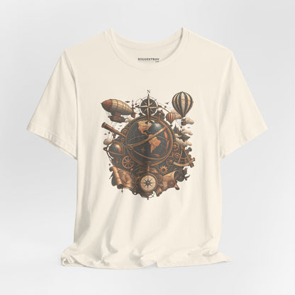 Steampunk Globe - Classic Jersey Tee