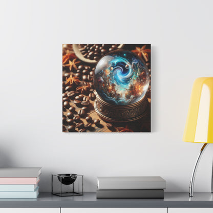 Canvas | Matte | Cosmic Fantasy | Mystical Globe